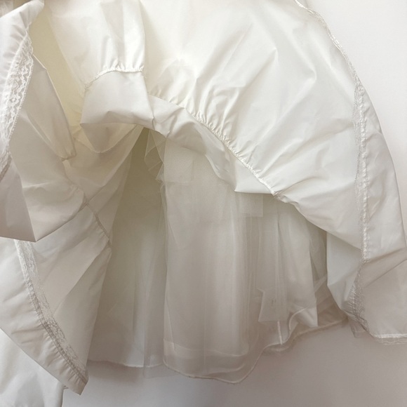 Ivory Crinoline Petticoat Ruffle Volume Maxi Length - Picture 12 of 12